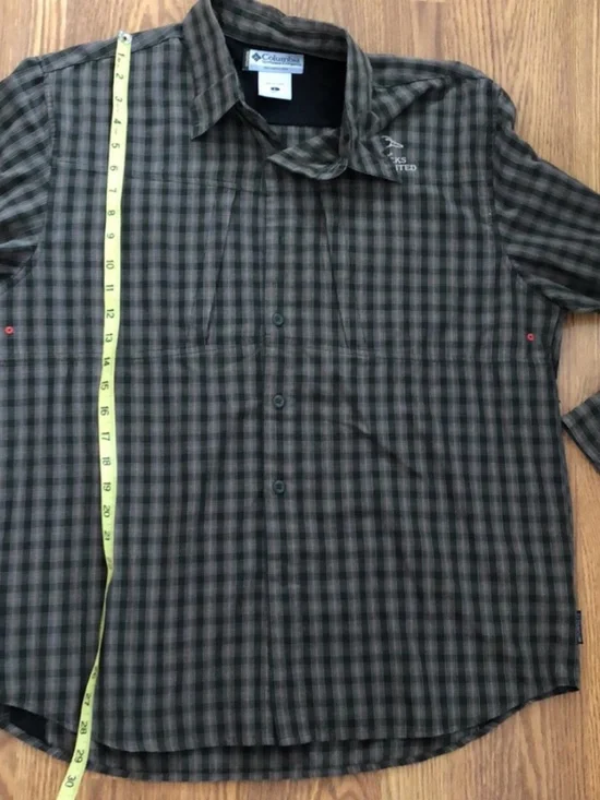 Columbia Ducks Unlimited Men's Plaid Shirt size large - Picture 10 of 10